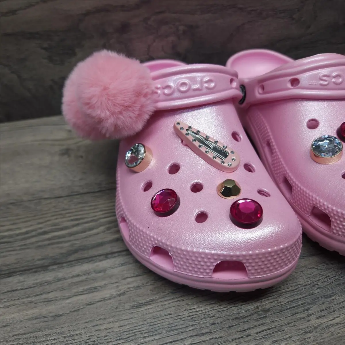Crocs shoes - Crocs Classic Glitzy - Classic Glitzy - Pink, Exterior: Pink 2