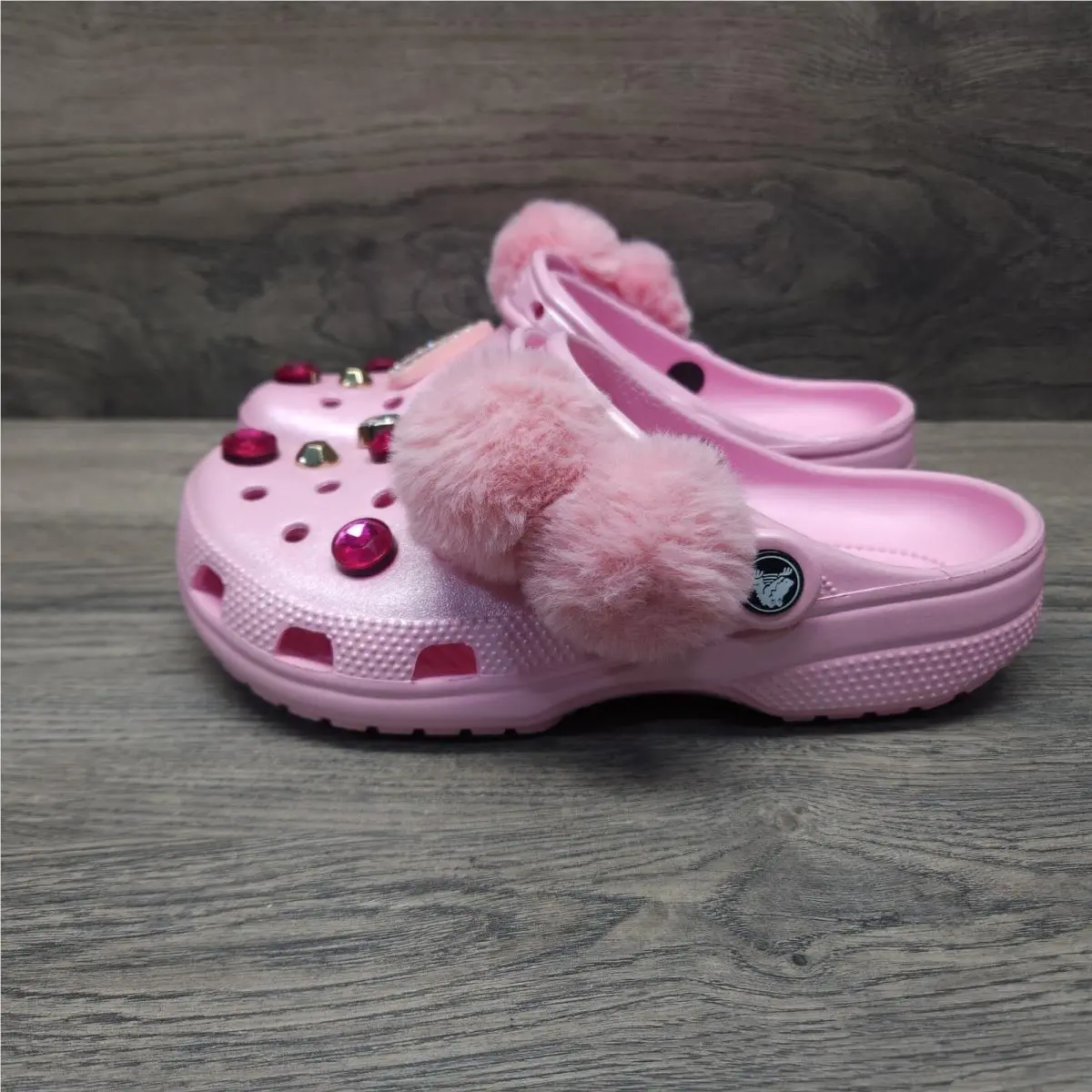 Crocs shoes - Crocs Classic Glitzy - Classic Glitzy - Pink, Exterior: Pink 4