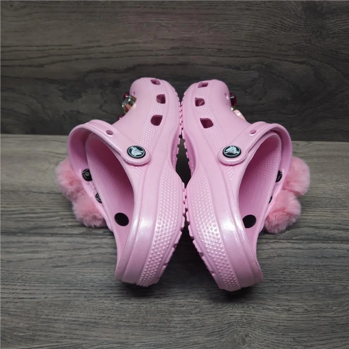 Crocs shoes - Crocs Classic Glitzy - Classic Glitzy - Pink, Exterior: Pink 6