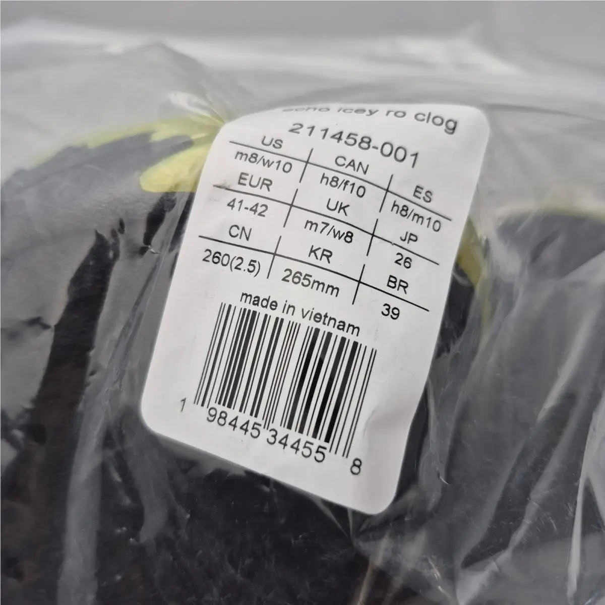 Crocs shoes - Black (UPC: 198445344558) 0