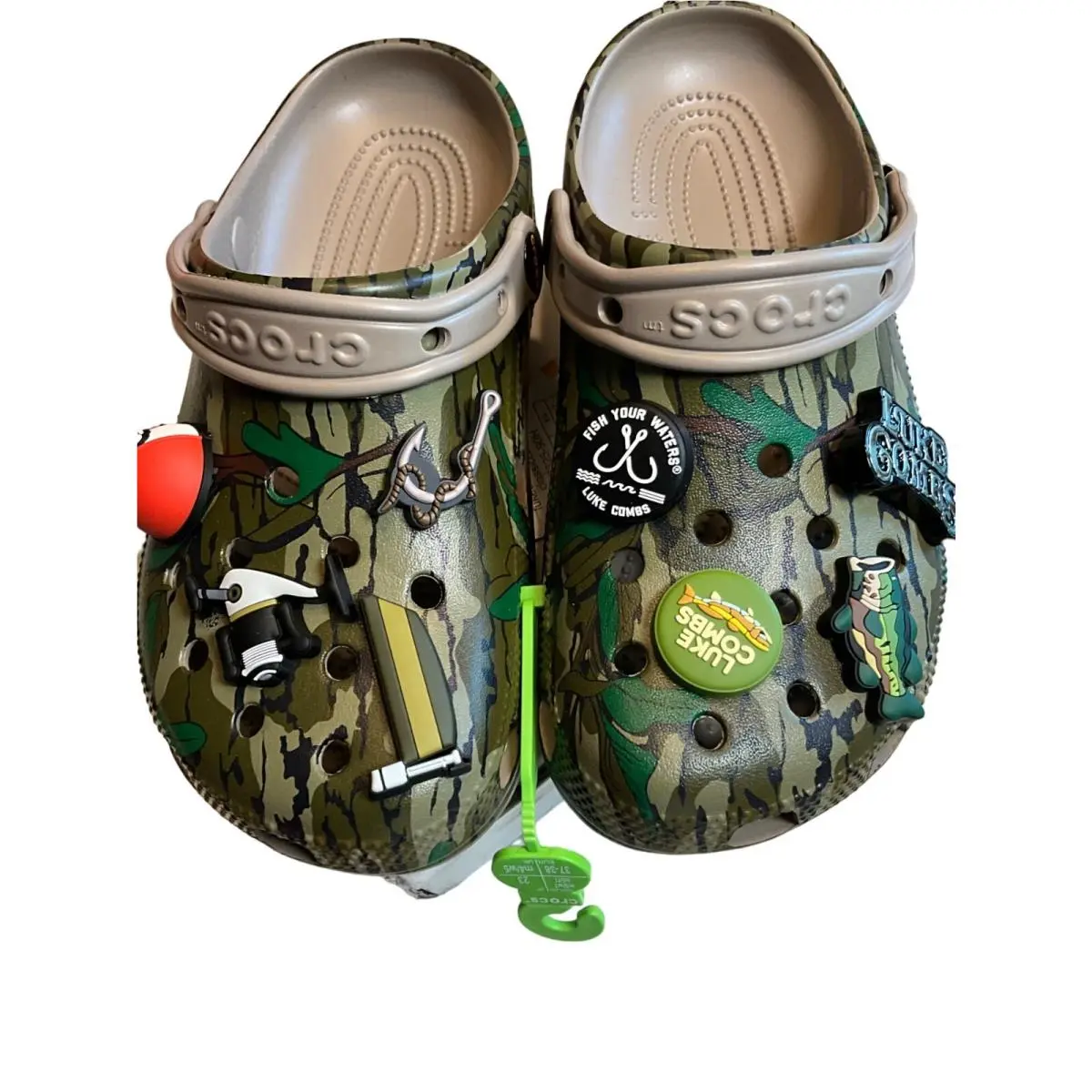 Crocs Luke Combs X Cross Classic Clogs M5/W7 Includes Jibbitz Charms