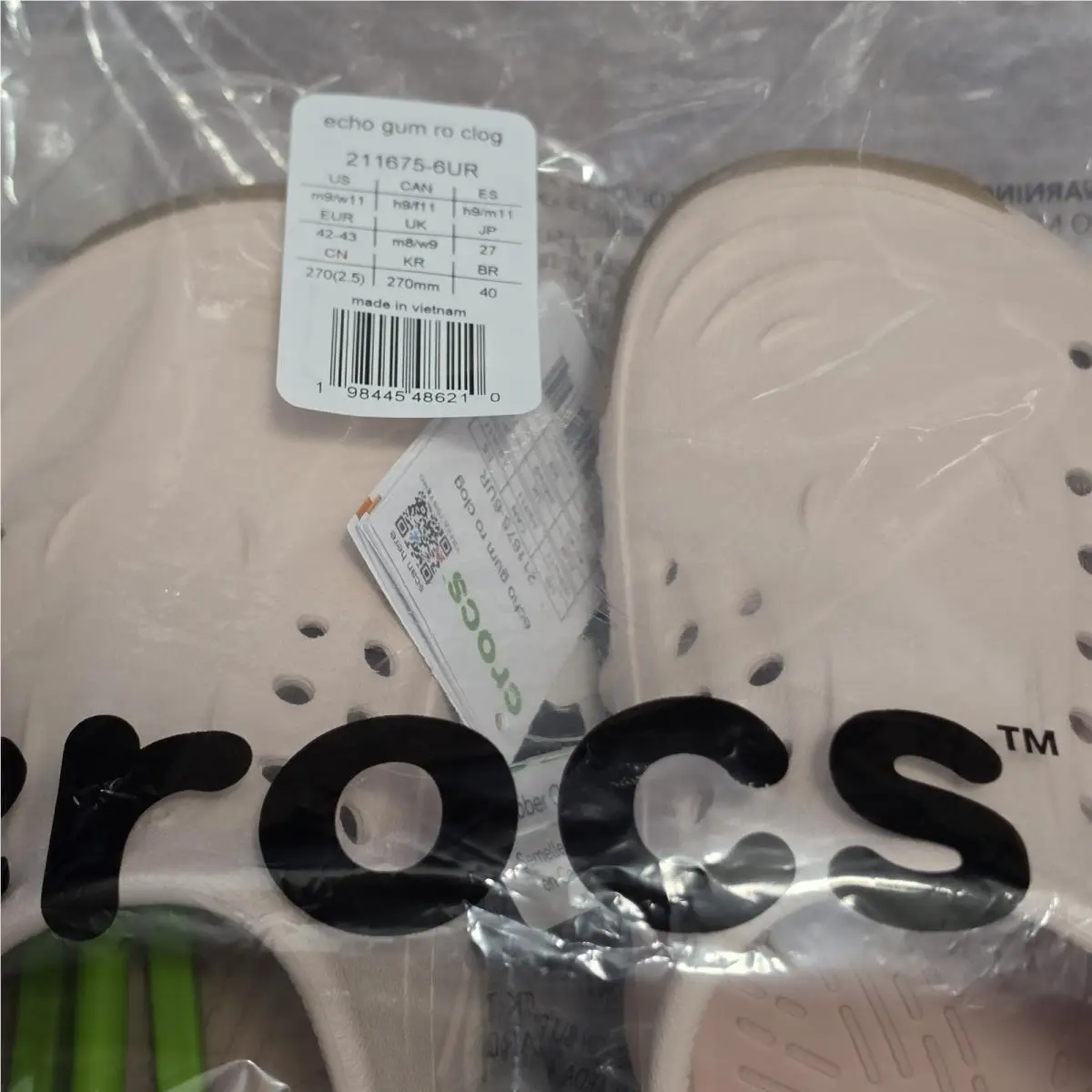 Crocs shoes - Crocs Echo Icey RO Clog - 211675-6UR - Pink 4