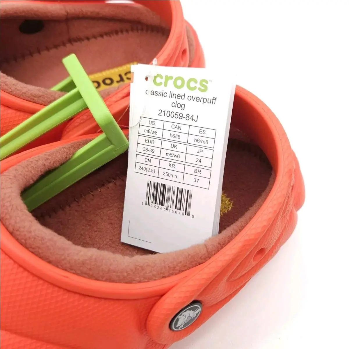 Crocs shoes - Orange (UPC: 196265760480) 1