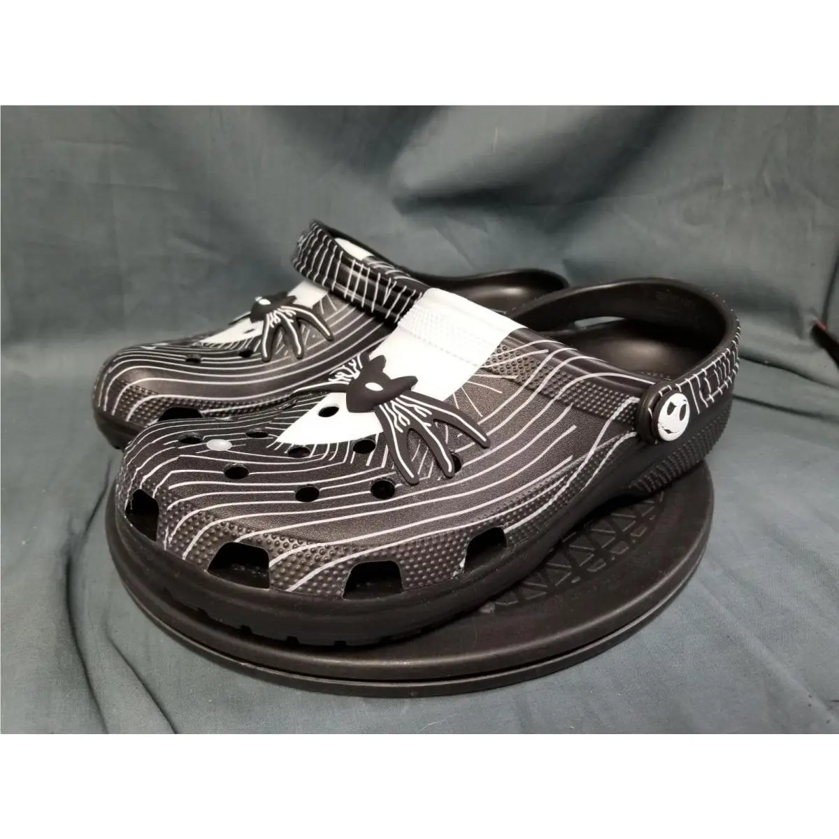 Crocs shoes - Crocs Jack Skellington Nightmare B4 Xmas - 210561-90H - Black (UPC: 196265855605) 1
