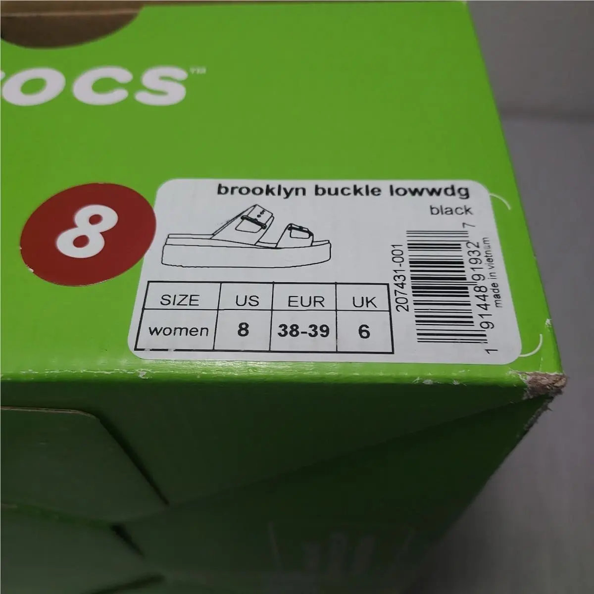 Crocs shoes - 207431 - 207431-001 - Black (UPC: 191448919327) 6