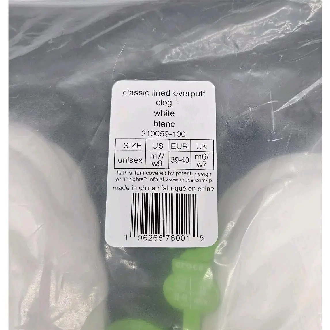 Crocs shoes - White (UPC: 196265760015) 5