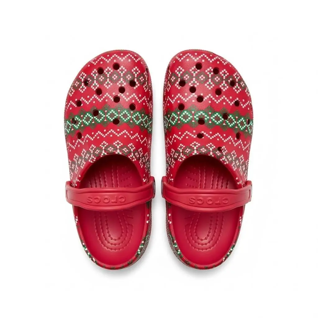 Crocs shoes - Red, Green 4