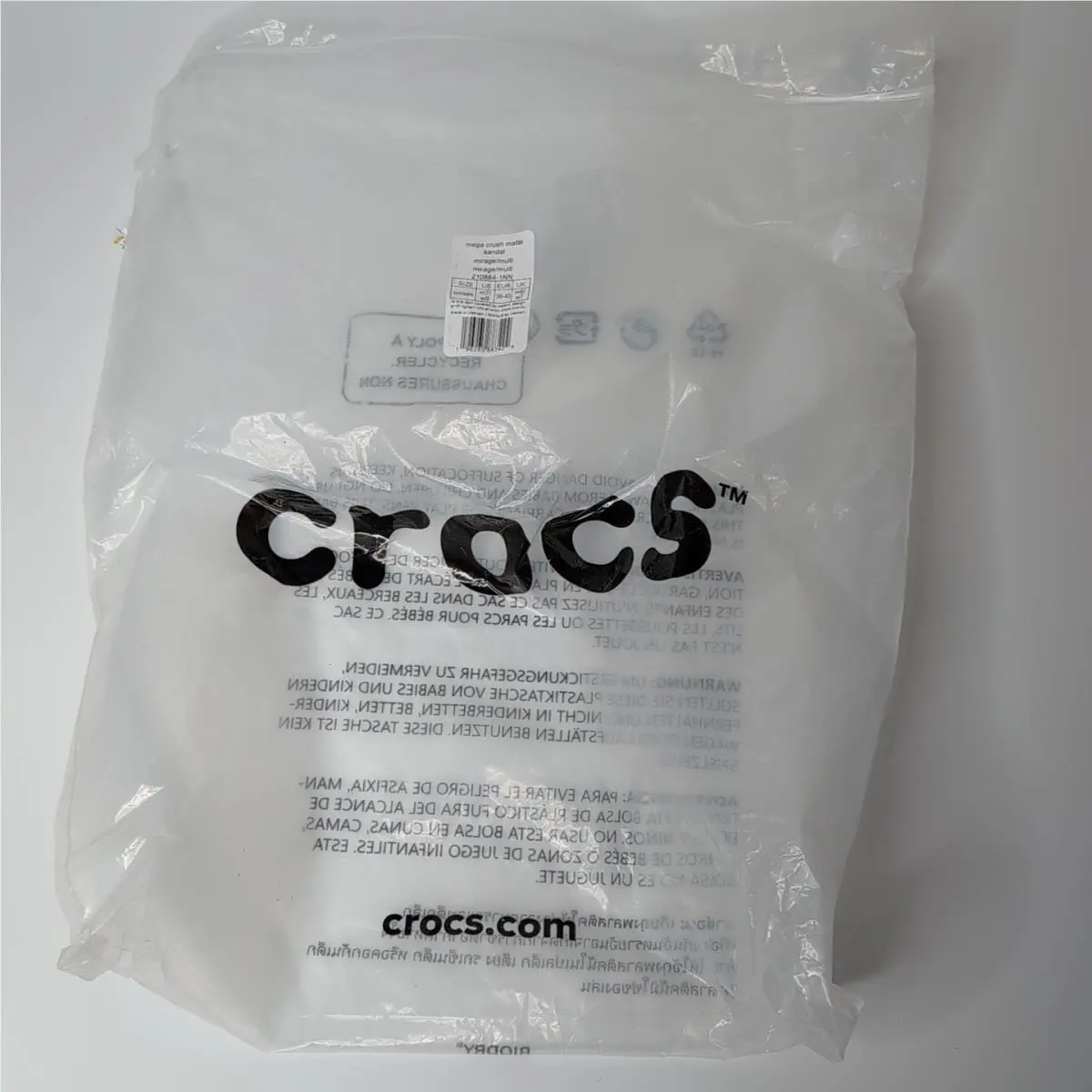 Crocs shoes - Crocs Mega Crush - Mega Crush - Gray 3