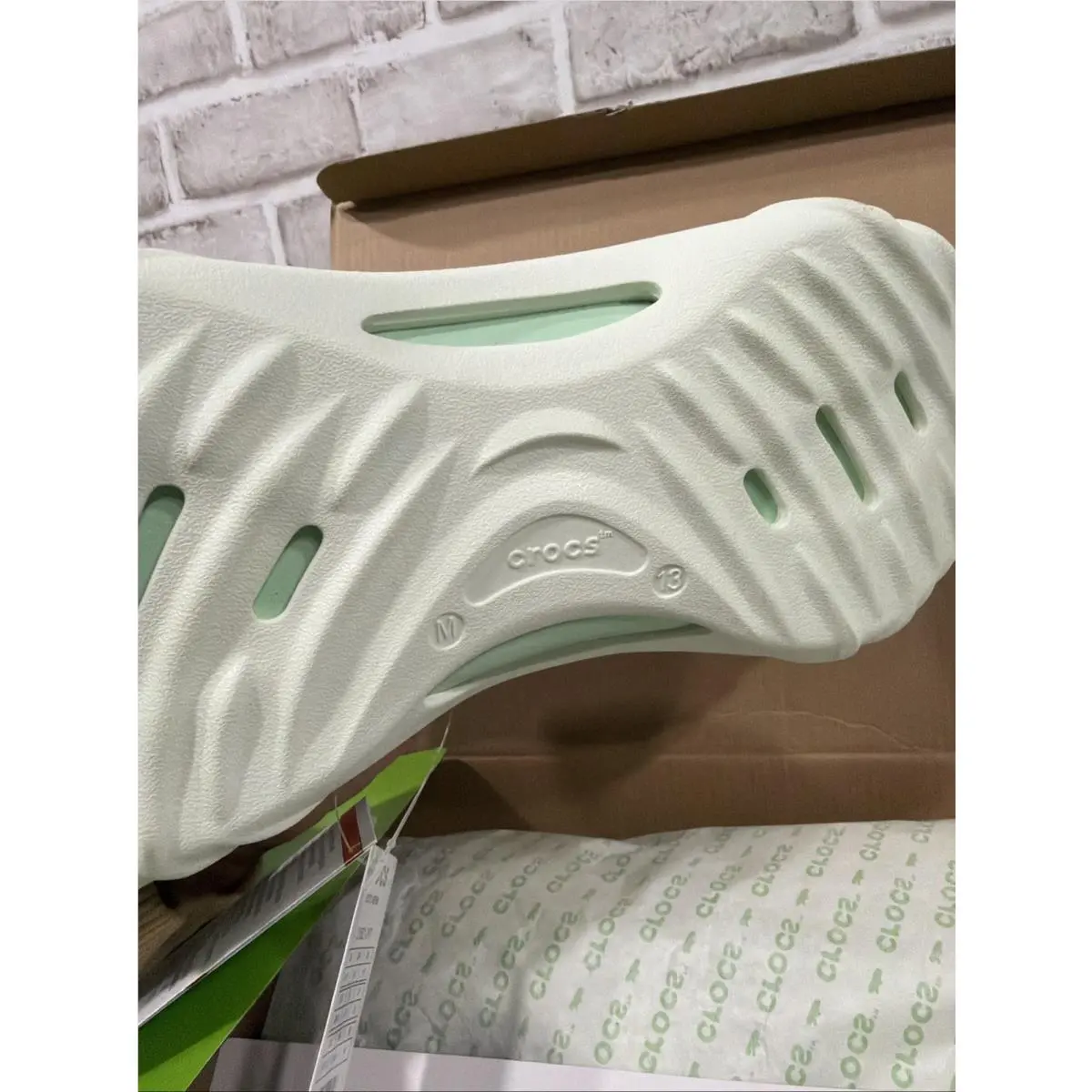 Crocs shoes - Crocs echo wave - echo wave - 210521-3YF - Green (UPC: 198445210921) 4