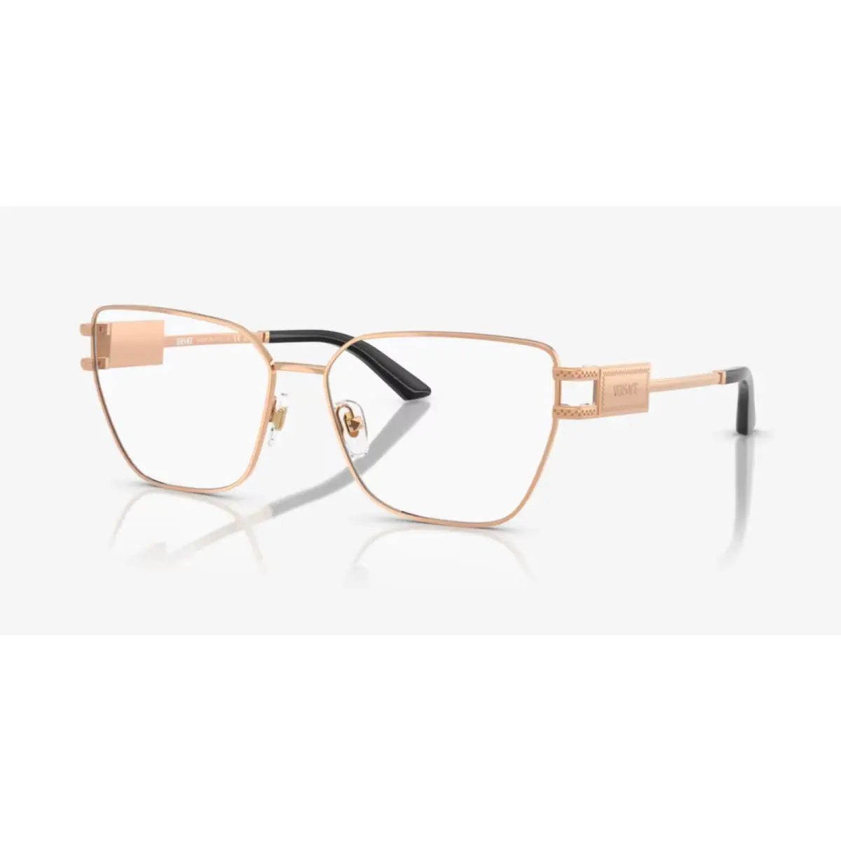 Versace VE1301 1412 55 Rose Gold Women`s 55 mm Eyeglasses Optical Frame