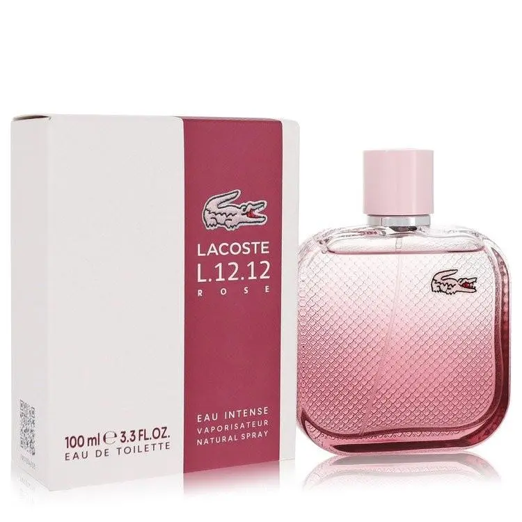Eau De  L.12.12 Rose Eau Intense  Edt 3.3 oz / e 100 ml by Lacoste