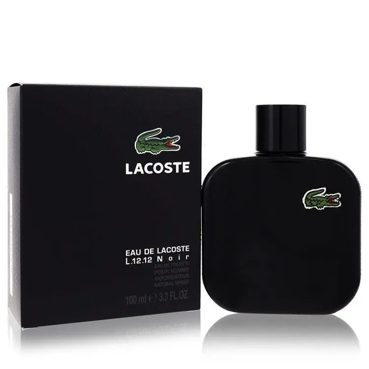 Eau De  L.12.12 Noir  Edt 3.4 oz / e 100 ml by Lacoste