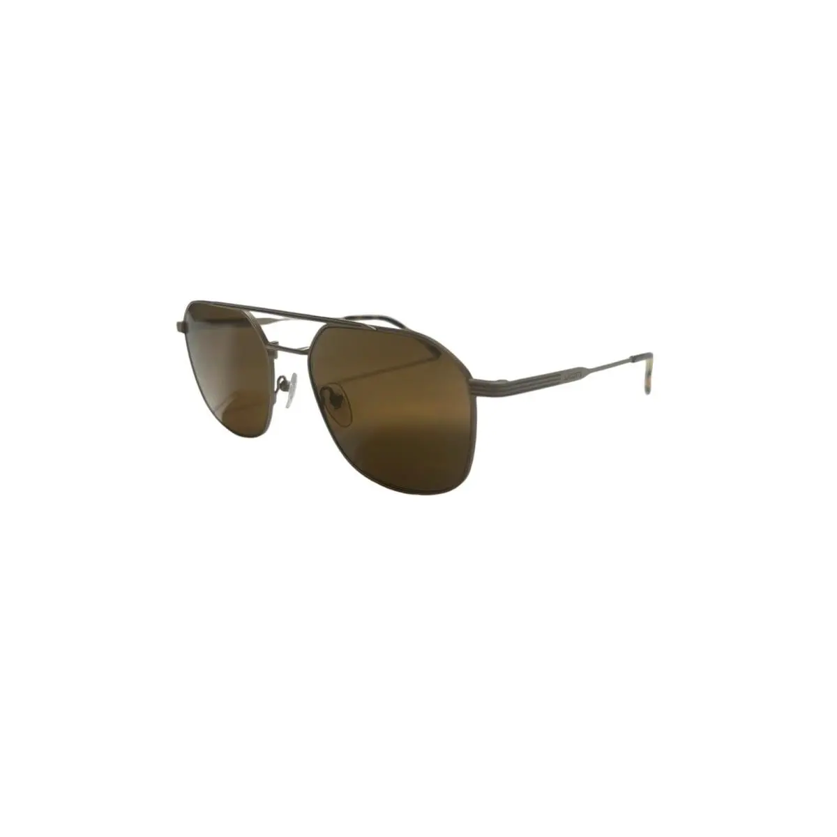 L244S 710 Gunmetal Bronze Aviator Sunglasses 57-18-145 Men by Lacoste