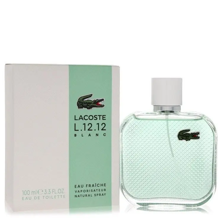 Eau De  L.12.12 Blanc Eau Fraichie  Edt 3.3 oz / e 100 ml by Lacoste