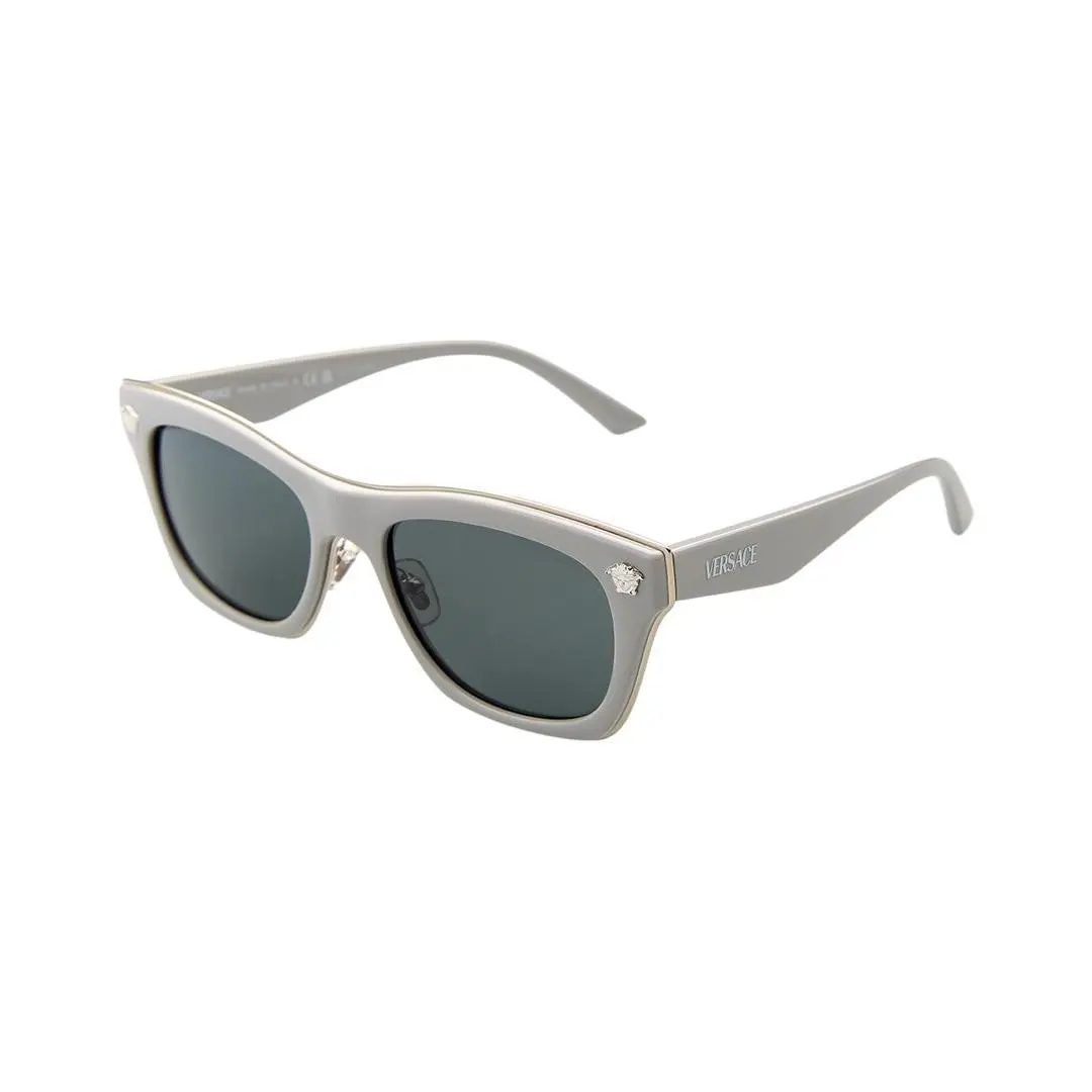 Men`s Ve2272 53Mm Sunglasses Men`s Dark Grey by Versace