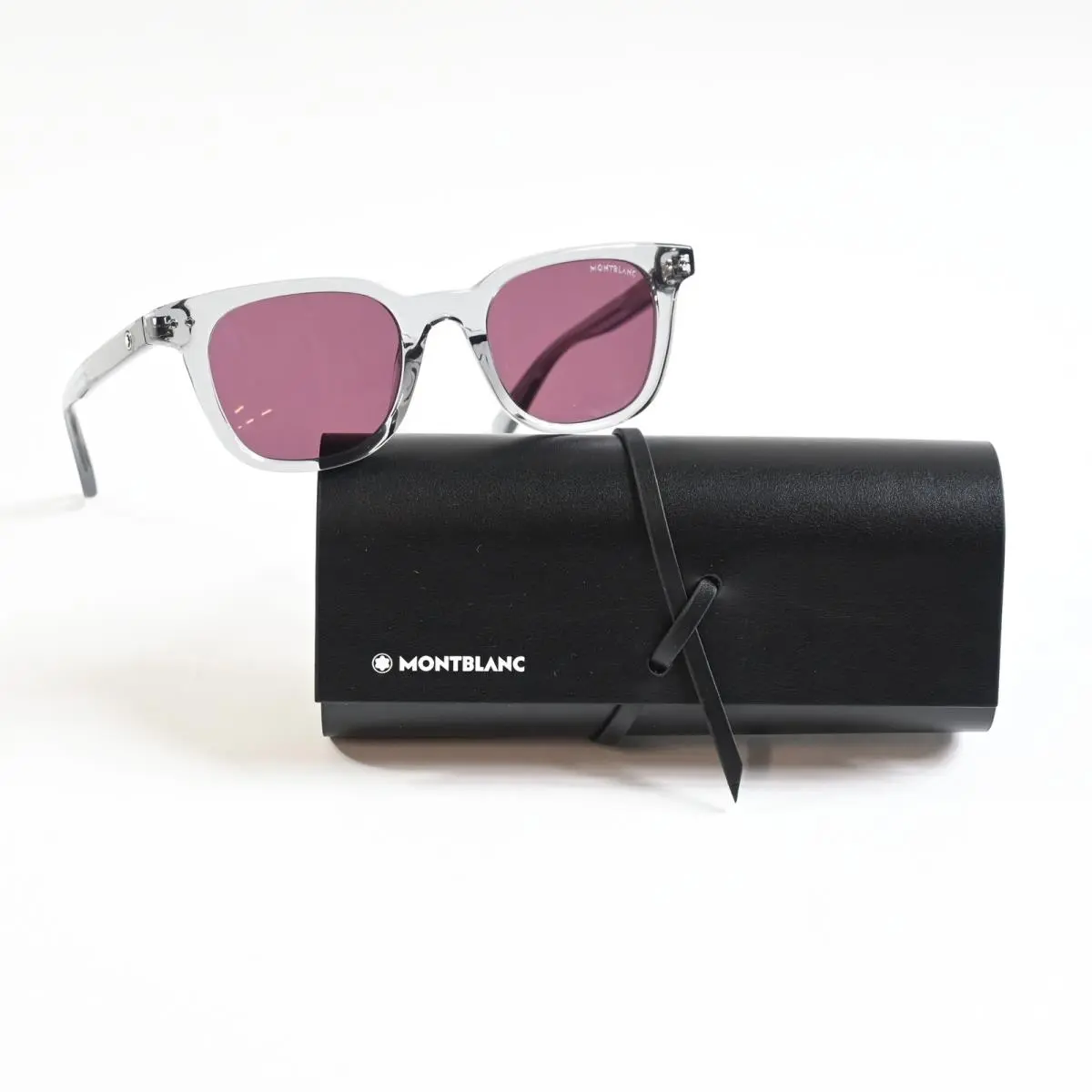 MB0320S 004 Mens Sunglasses Gray/violet 49mm by Montblanc