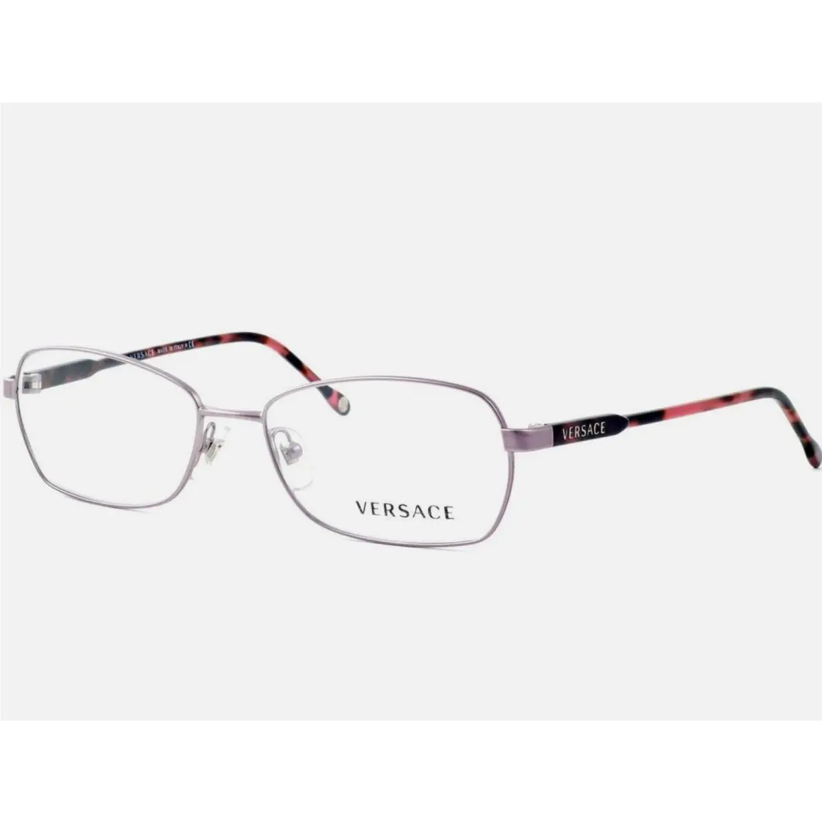 Versace VE1192 1299 Pink Tortoise Eyeglasses Women 54-16-135 Italy