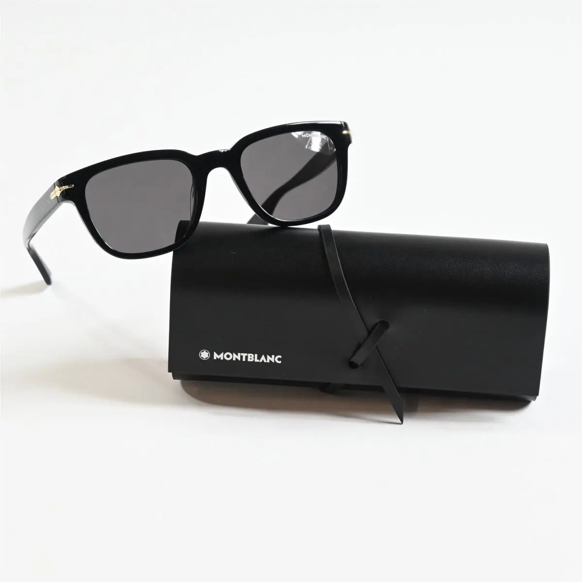 MB0302S 001 Mens Sunglasses Black 51mm by Montblanc