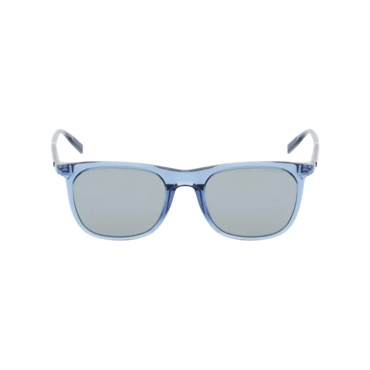Square/rectangle Sunglasses Blue Grey Luxury Eyewear by Montblanc