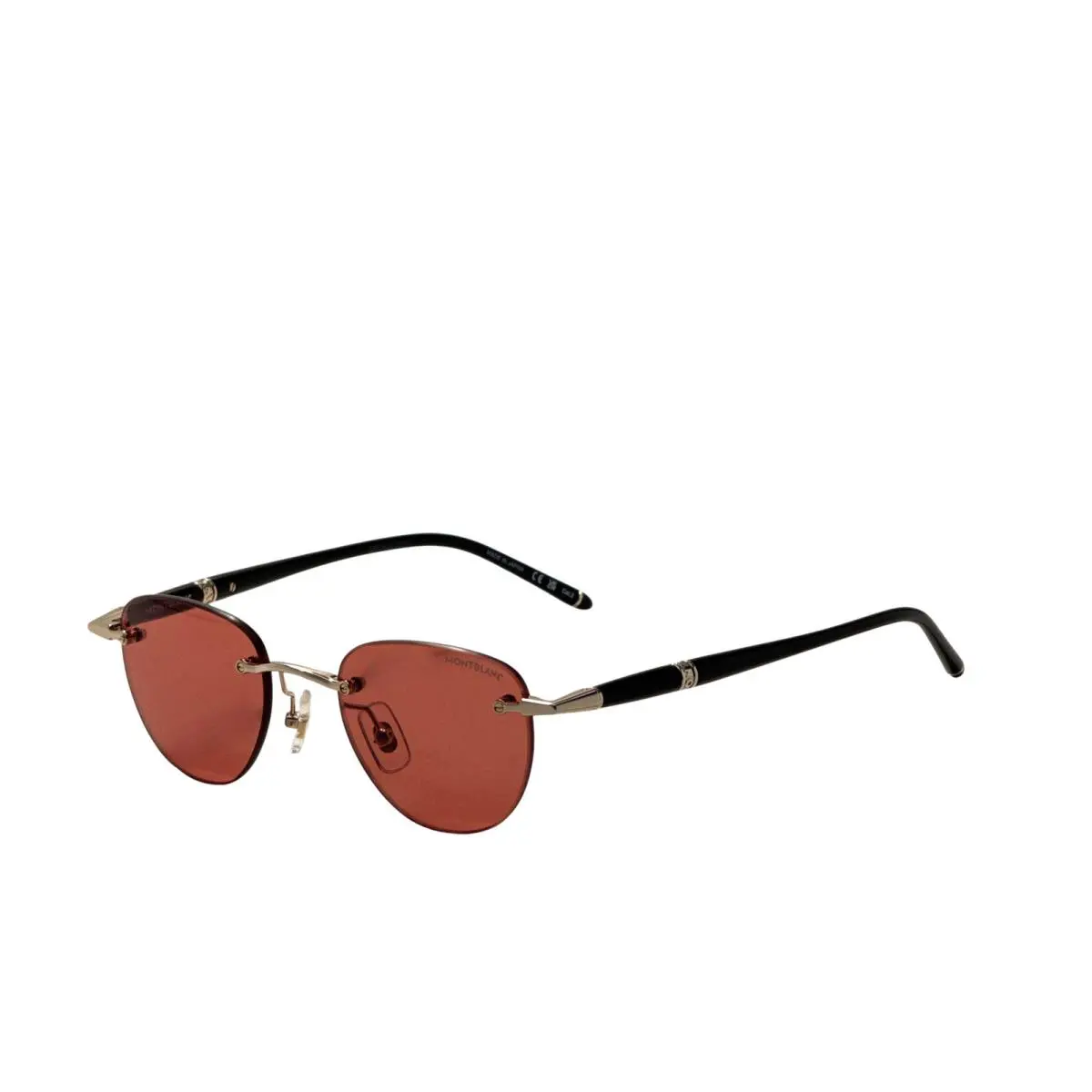 Montblanc Men`s 48 mm Gold Sunglasses MB0412S-003
