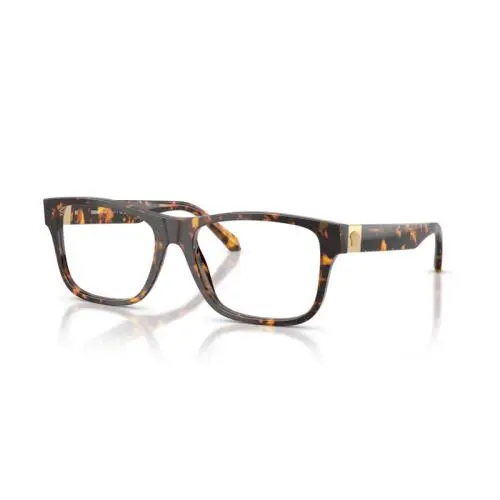 Men`s 54mm Havana Eyeglasses VE3380-5514-54 by Versace
