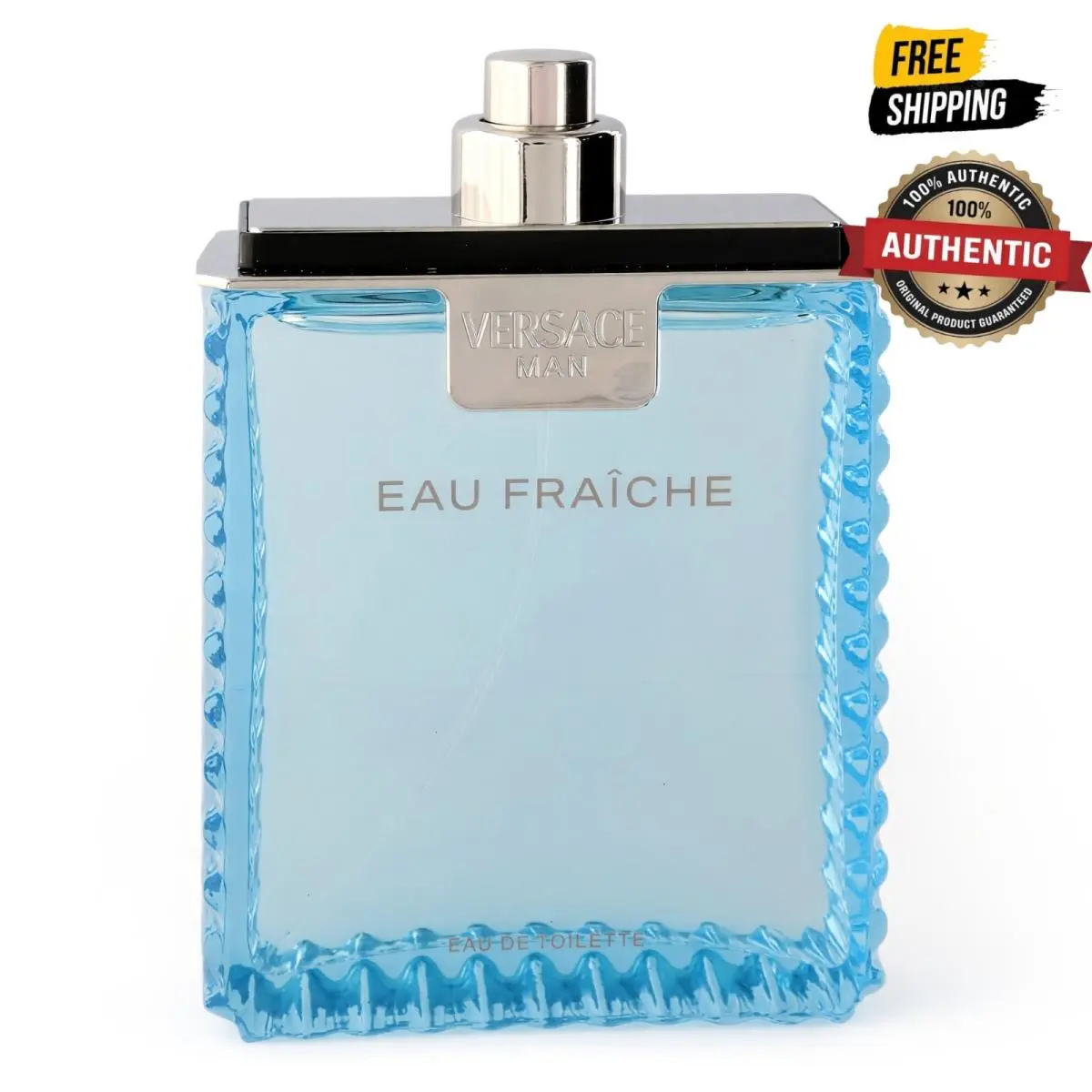 Man Eau Fraã®che  3.3 oz Edt Spray For Men Tester by Versace