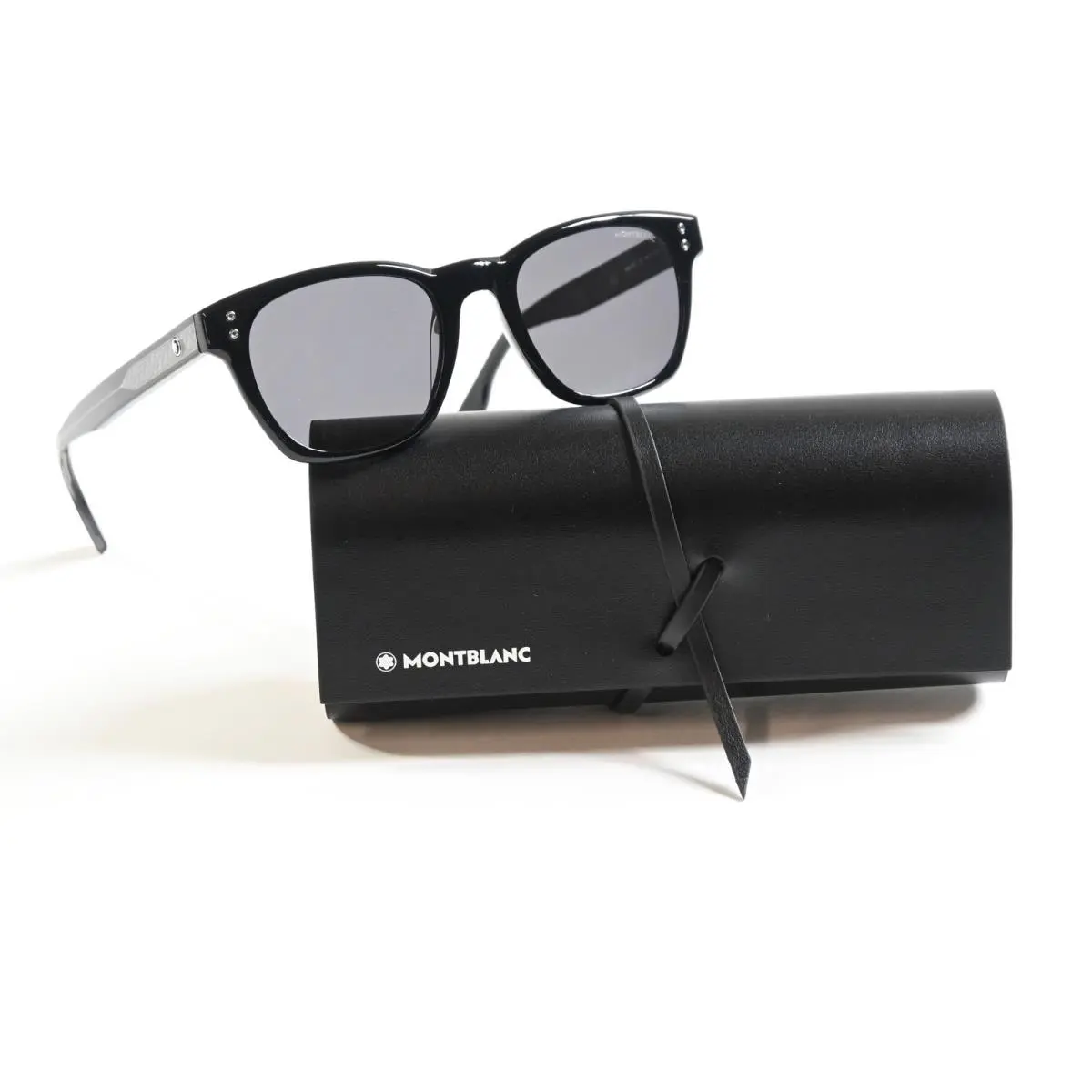 MB0122S 001 Mens Sunglasses Black/gray 51mm by Montblanc