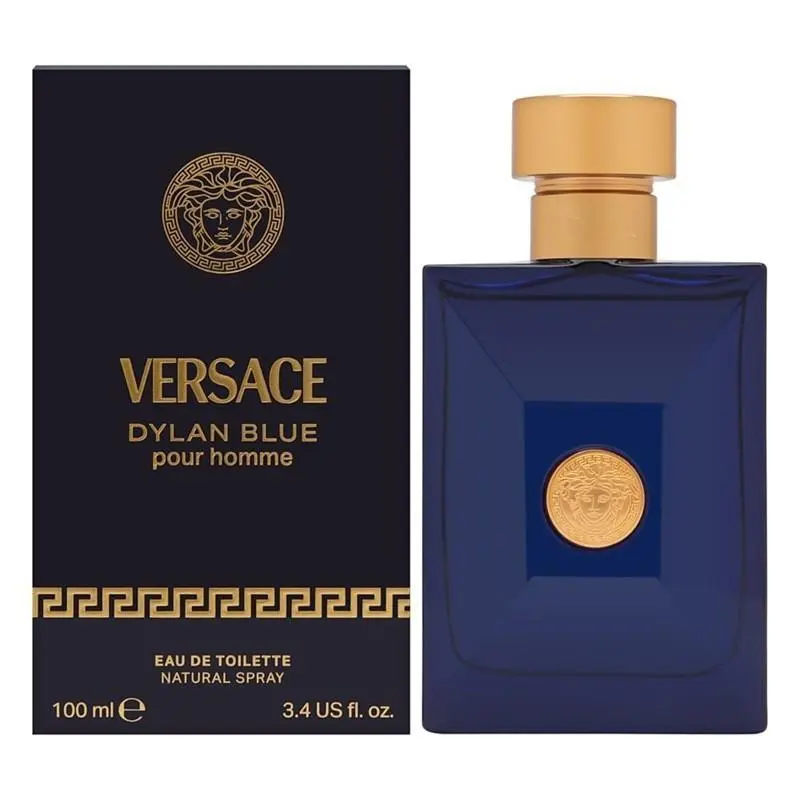 Dylan Blue Pour Homme Men 3.4 oz 100 ml Eau De Toilette Spray by Versace