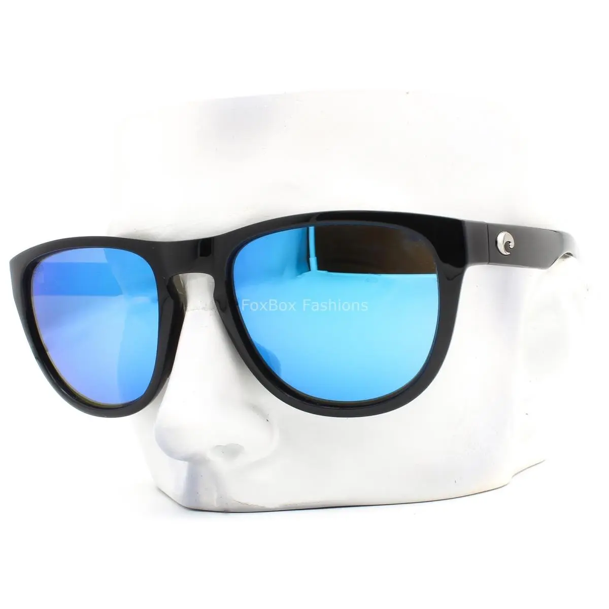 Sunglasses Irie Polished Black Blue Polarized Glass W/case by Costa Del Mar