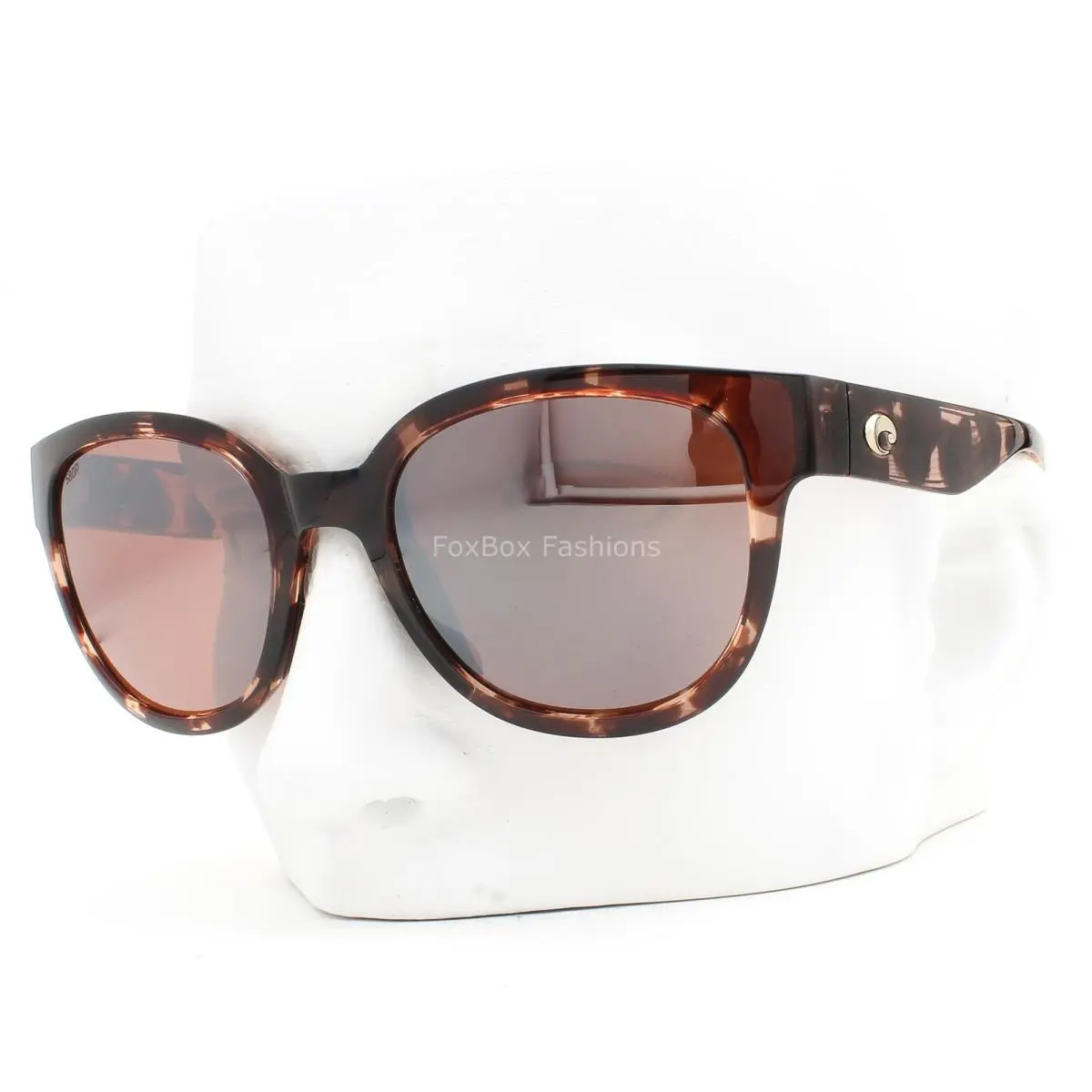Sunglasses Salina Pink Brown Tortoise Copper Polarized 580P W/case by Costa Del Mar
