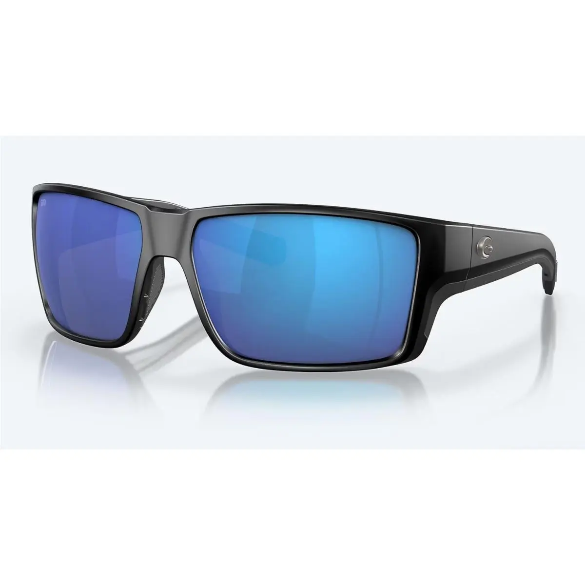 Reefton Pro Matte Black / Blue Mirror Polarized Glass 580G by Costa Del Mar