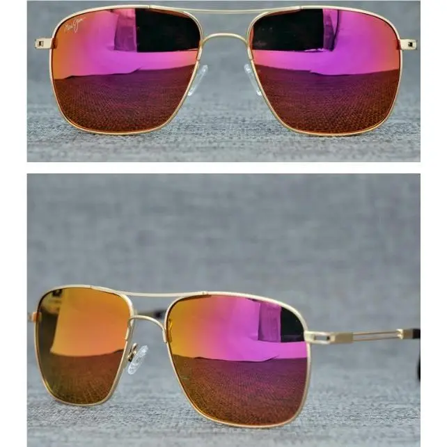 Haleiwa MJ328-16A Gold Maui Sunrise Polarized Sunglasses by Maui Jim