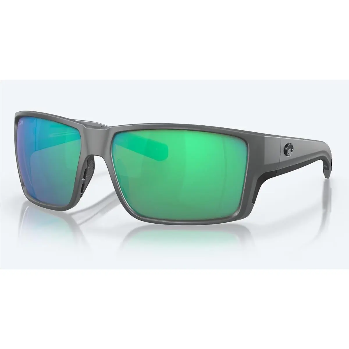 Reefton Pro Matte Gray / Green Mirror Polarized Glass 580G by Costa Del Mar