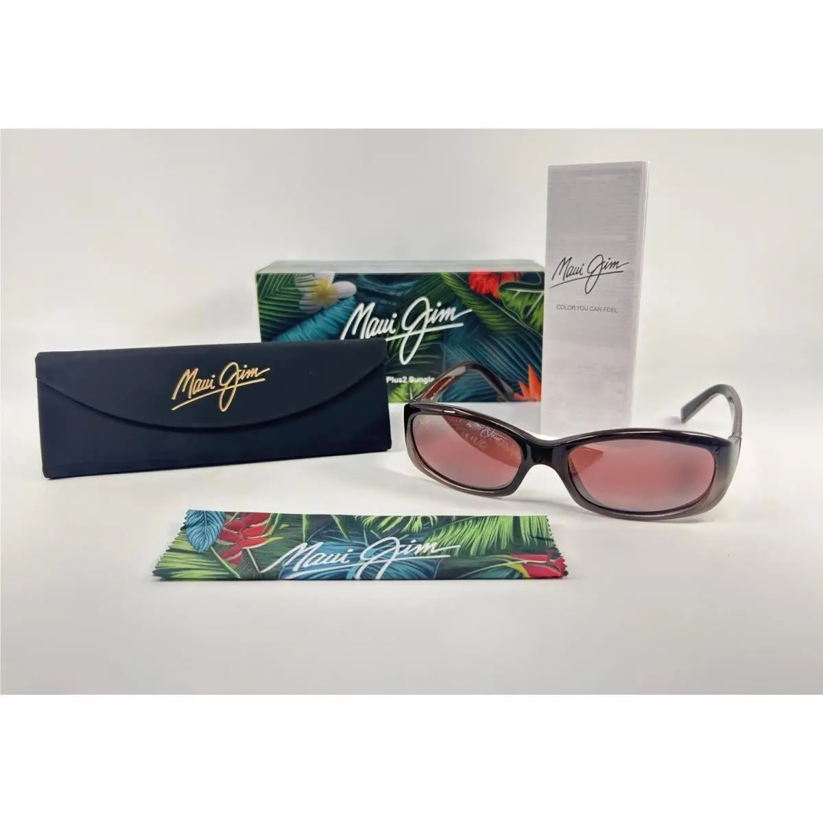 Punchbowl MJ219-01 Chocolate Fade Maui Rose Polarized Sunglasses by Maui Jim