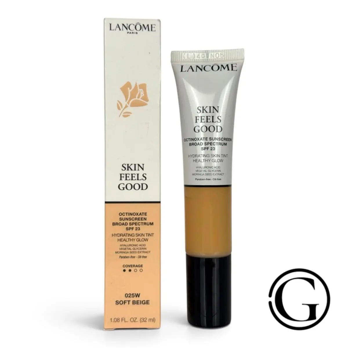 Lancome Skin Feels Good Hydrating Skin Tint Spf 23 025W Soft Beige 32ml 2024 by Lancôme