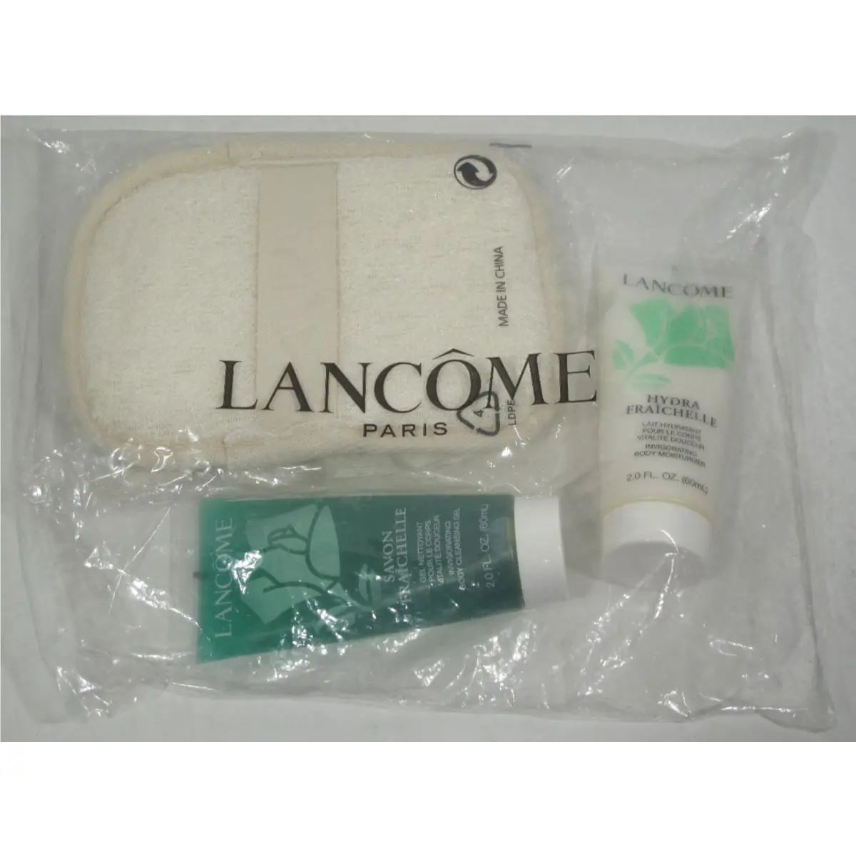 Nos Lancome Hydra Fraichelle Invigorating Body Moisturizer 2 fl oz Savon Gel Set by Lancôme