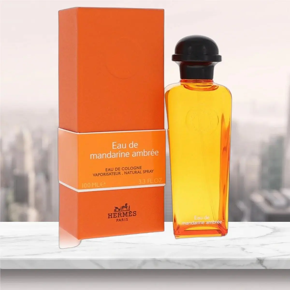 Eau De Mandarine Ambree Cologne Spray Unisex By  - 3.3 oz by Hermes
