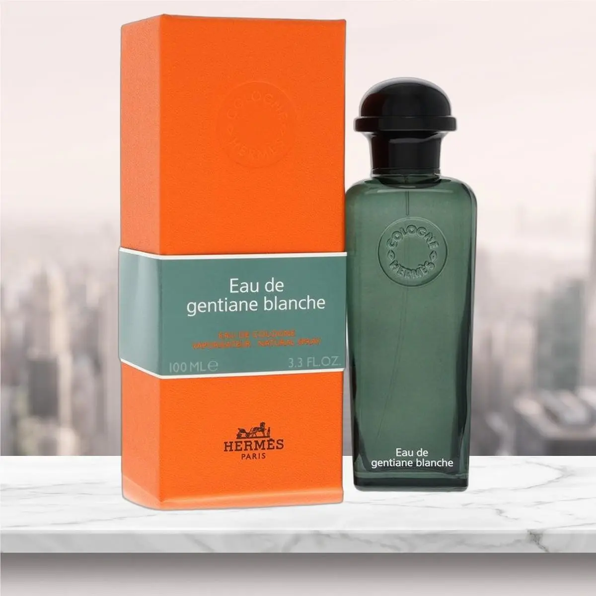 Eau De Gentiane Blanche Eau De Cologne Spray Unisex By  - 3.3 oz by Hermes