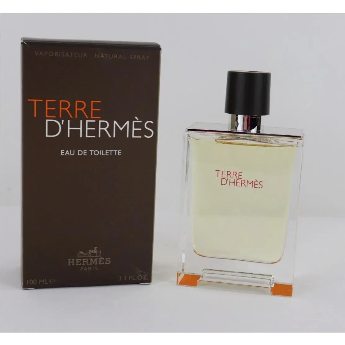 Terre D`hermes Eau De Toilette Natural Spray 3.3 Oz. Paris by Hermes