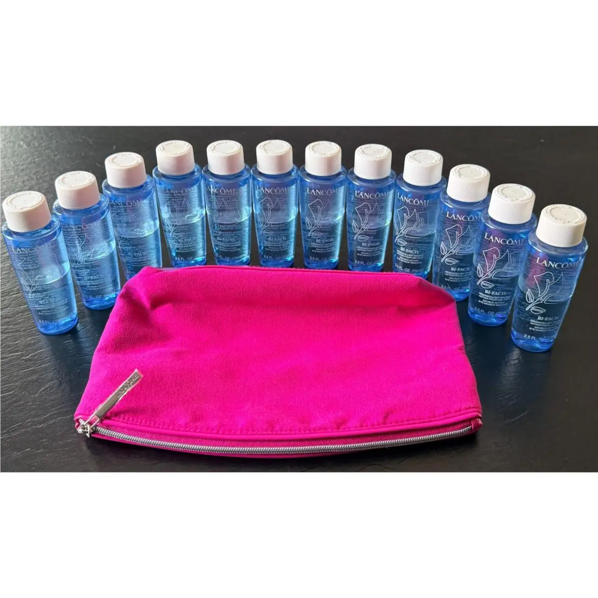 12x Lancome Bi-facil Double Action Eye Makeup Remover 2.5 fl Oz. Travel Size by Lancôme
