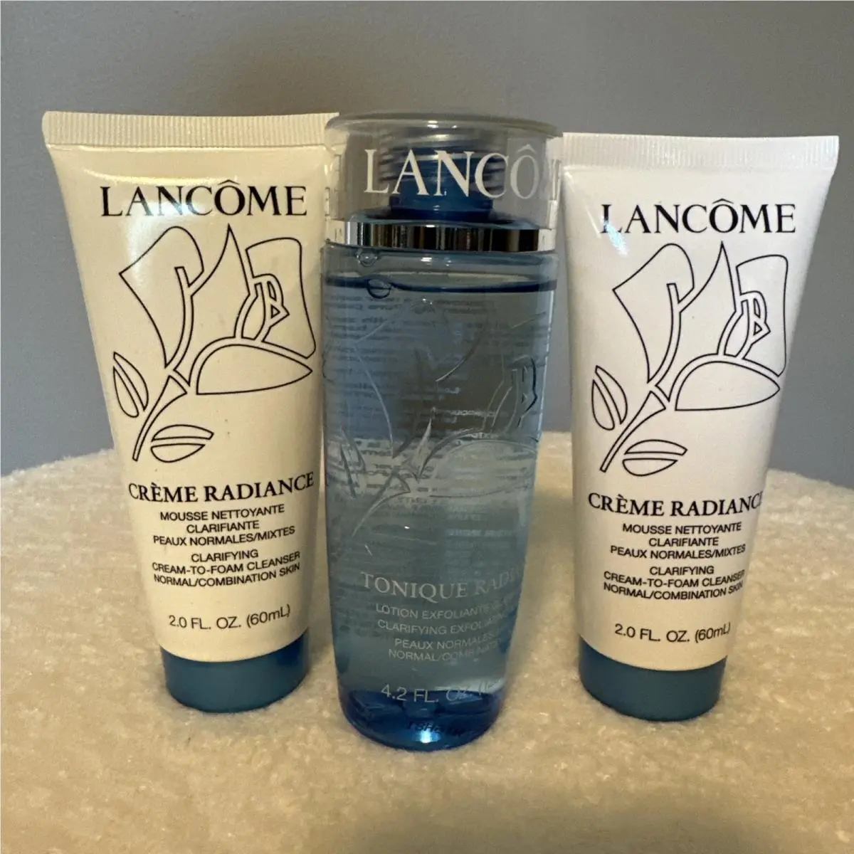 Lancome Tonique Radiance Clarifying Exfoliating Toner Foam Cleanser 3 Pc Set by Lancôme