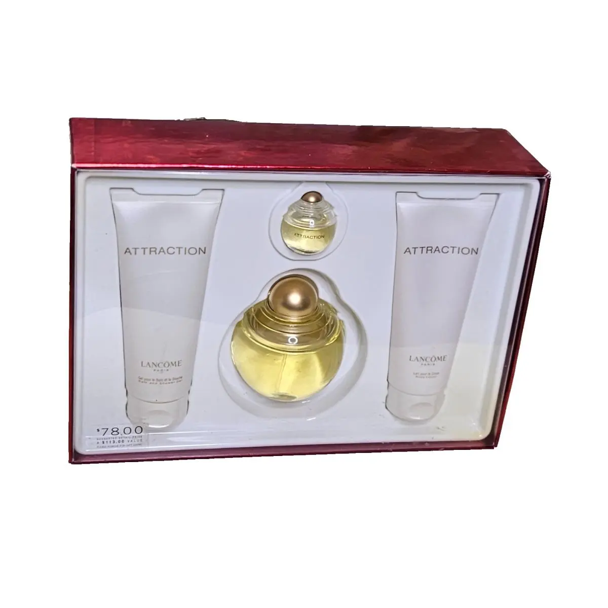 Attraction BY Lancome 4 Pcs Set 3.4oz +++ by Lancôme