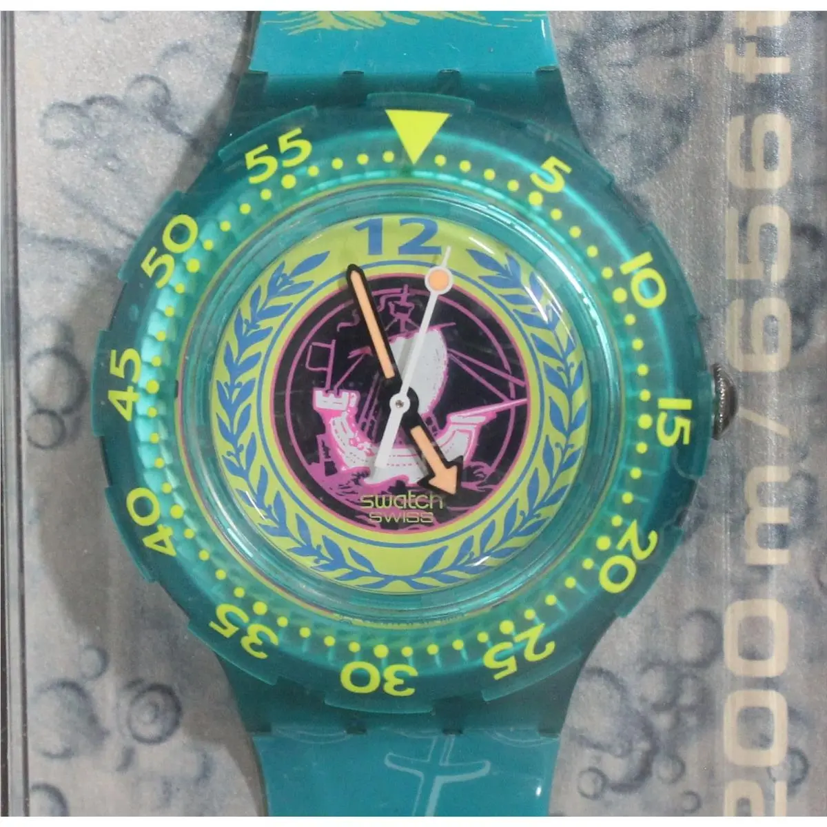 1993 Scuba 200 Ship of Glory SDG105 Old Stock Nos Watch/case/papers by Swatch