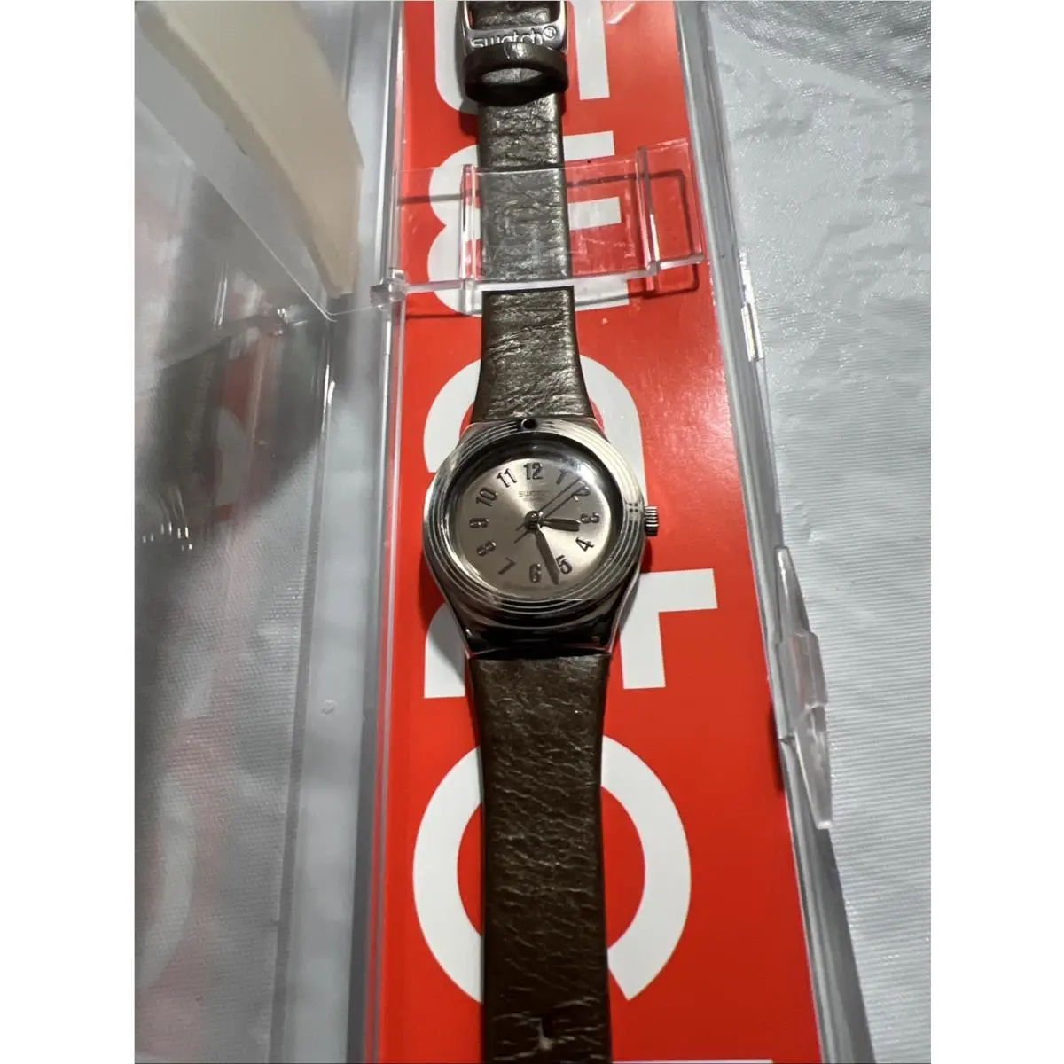 Irony Old Stock AG2008 Lady Lady Brown YSS240 Brilliant Ruby by Swatch