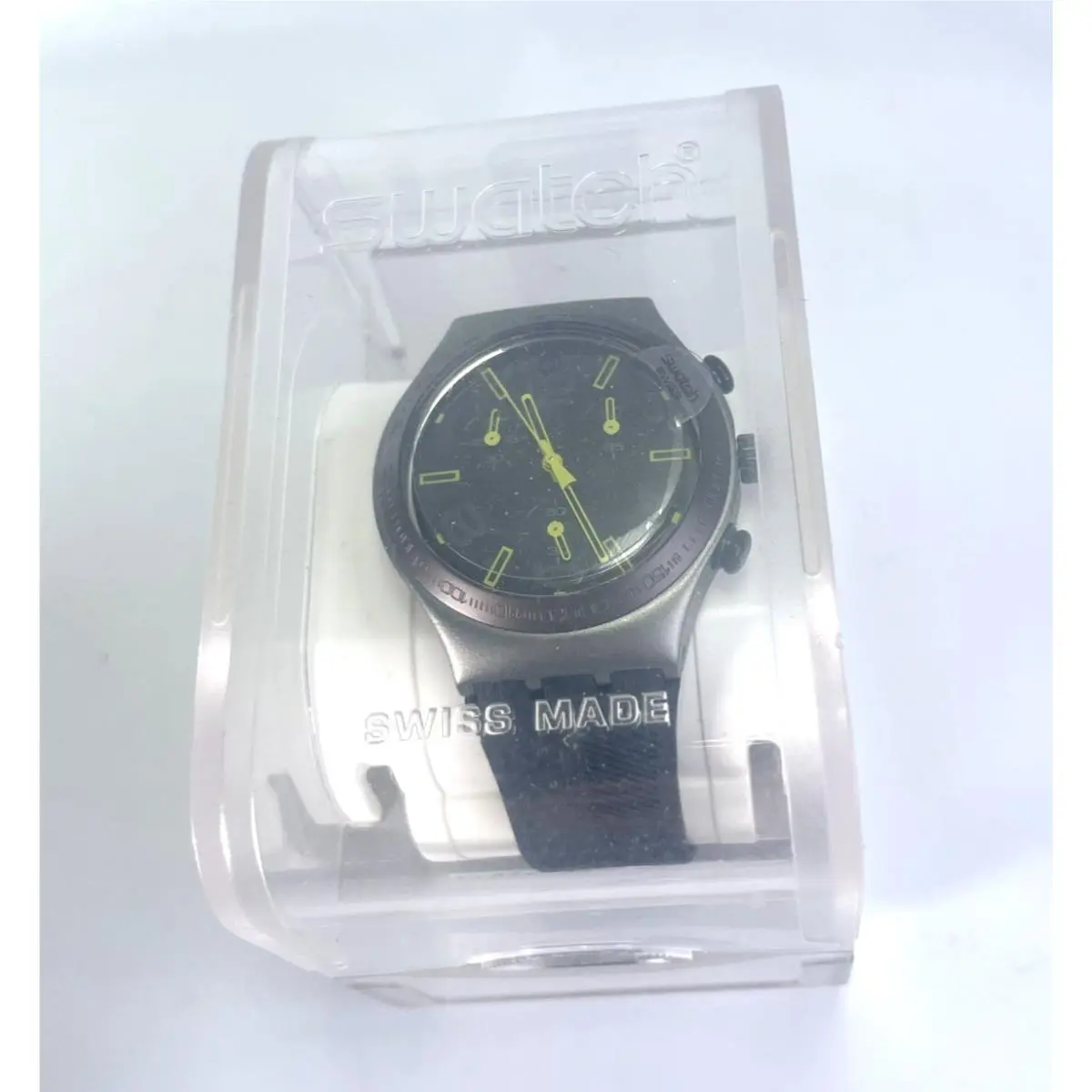 Swatch Watch Ray of Light YCM4000 Chronograph Irony w/ Band 2009