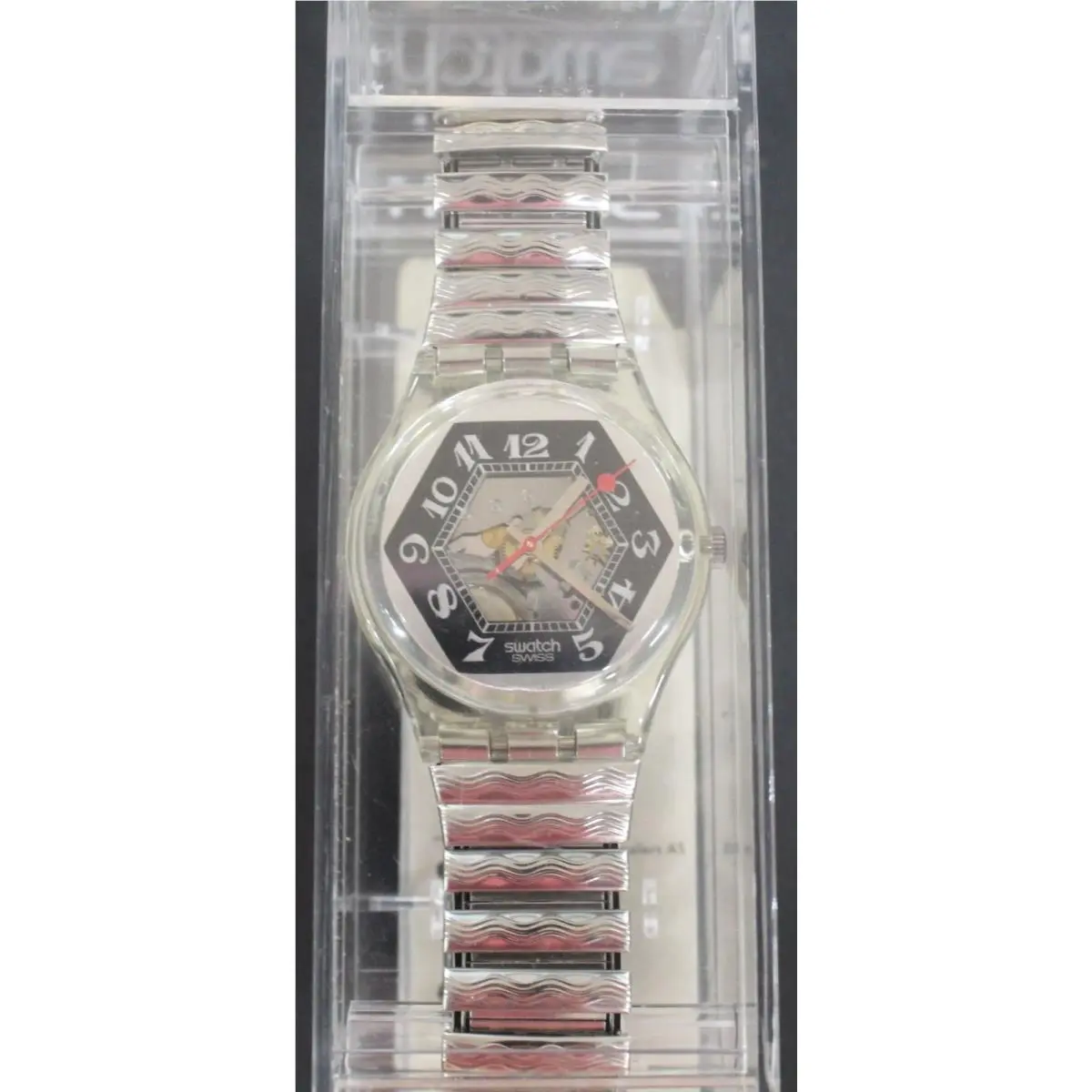 Gent Flex Black Jade GK158 Old Stock Nos-watch Box Papers by Swatch