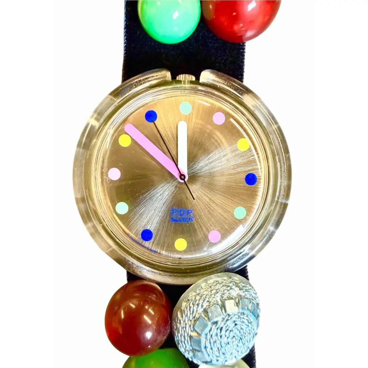 Vintage Swatch Watch Buttone PWK153 1991 Limited Edition Specials Old Stock