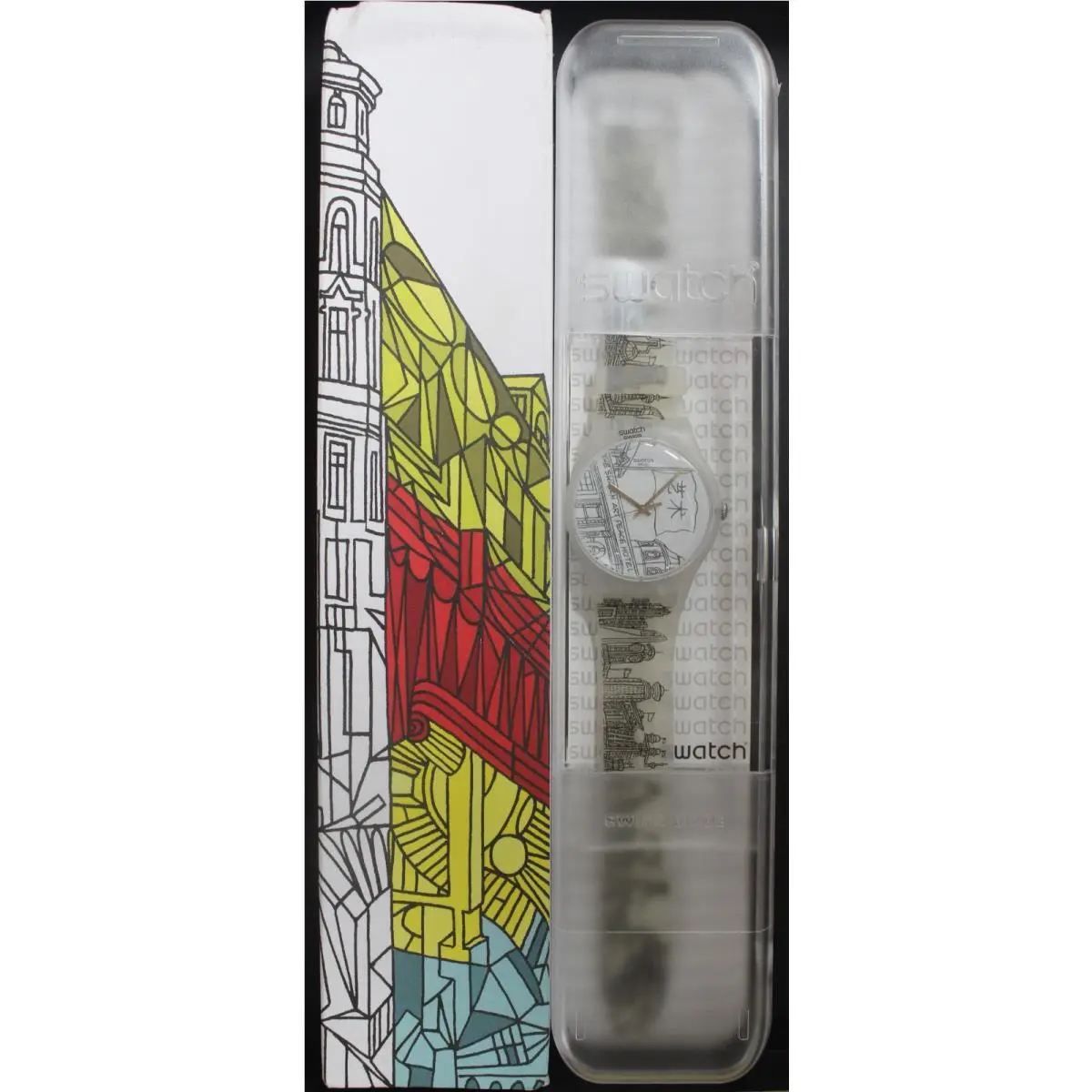 2015 Art Peach Hotel Limited Edition Old Stock Nos-watch/case/papers+ by Swatch
