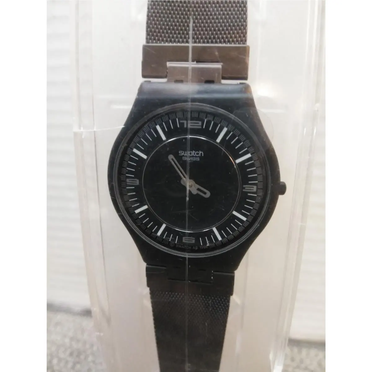 Vtg. 1997  Skin SBF107 Swiss Ultra Thin w/ Skin Case Papers by Swatch