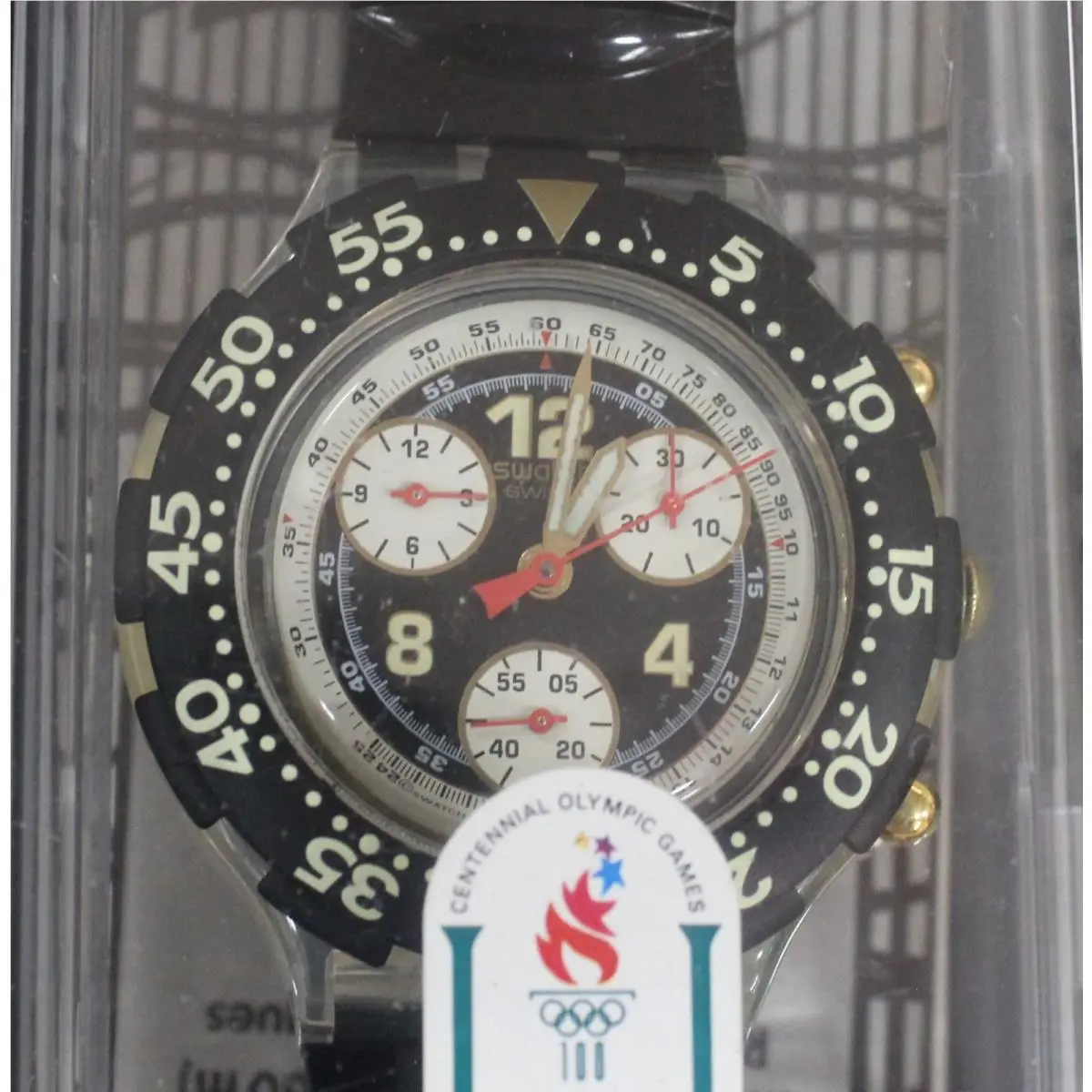 Swatch 1994 Aqua Point Break SBK106 Old Stock Nos with Watch/case/papers